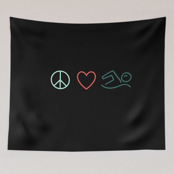 Item preview, peace love swim designed and sold by PRINTED ..