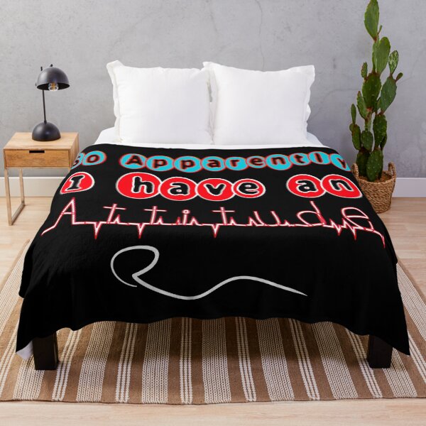 Item preview, SO APPARENTLY I HAVE AN ATTITUDE FUNNY SARCASTIC designed and sold by Ralek.