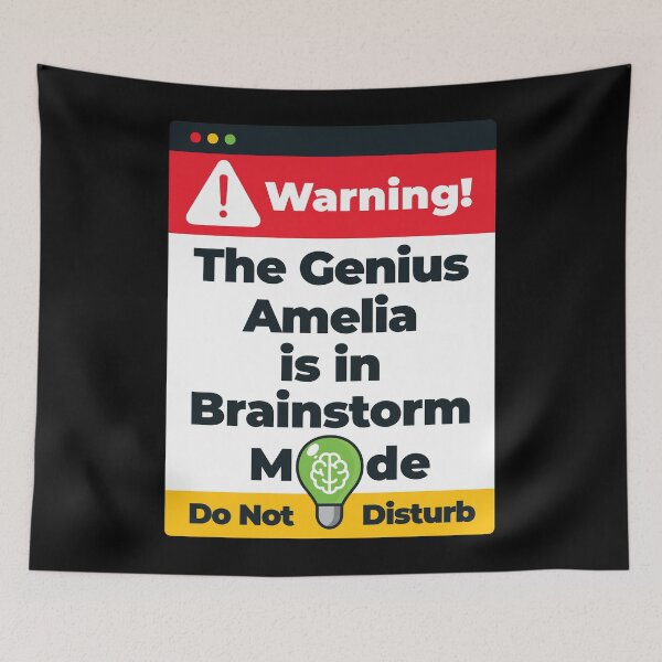 Aperçu de l'œuvre Nom d'Amelia - Avertissement Le génie Amelia est en mode Brainstorm créée et vendue par elhefe.