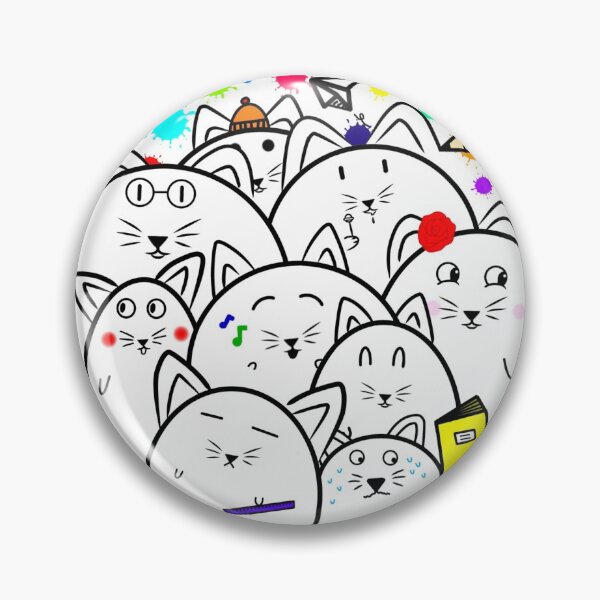 Item preview, Doodle Cats School designed and sold by MimiGameDraw.