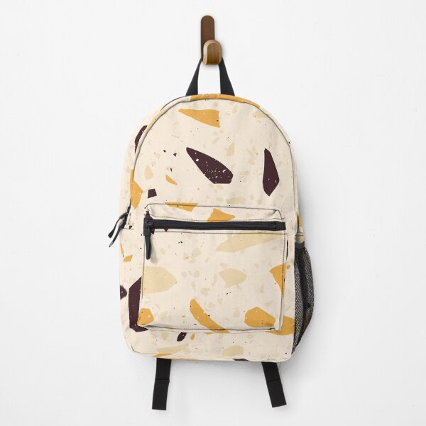 Item preview, Mustard Yellow and Brown Terrazzo Pattern designed and sold by thesnowwhyte.