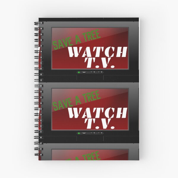 Item preview, SAVE A TREE WATCH T.V. designed and sold by CRINGEWORTHY TEES.