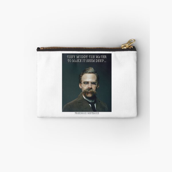 Item preview, They Muddy The Water To Make It Seem Deep Friedrich Nietzsche Quote designed and sold by kolbasound.