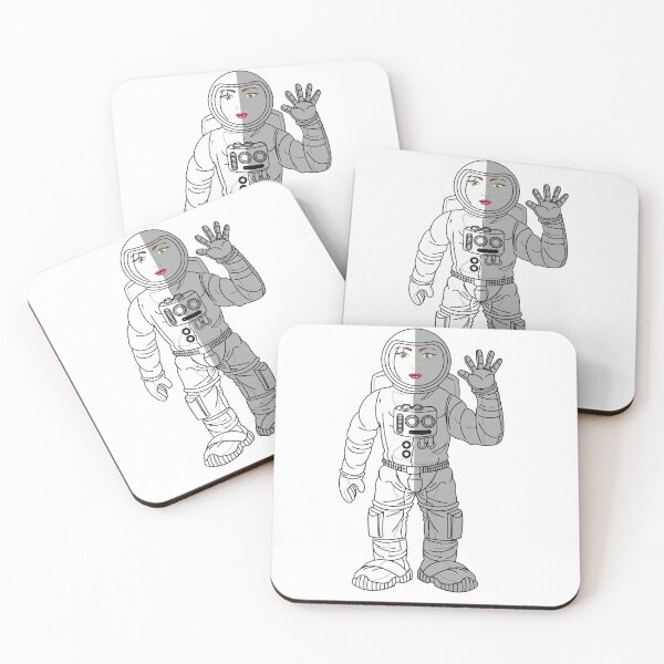 Aperçu de l'œuvre Space Lady créée et vendue par burnettshirts.