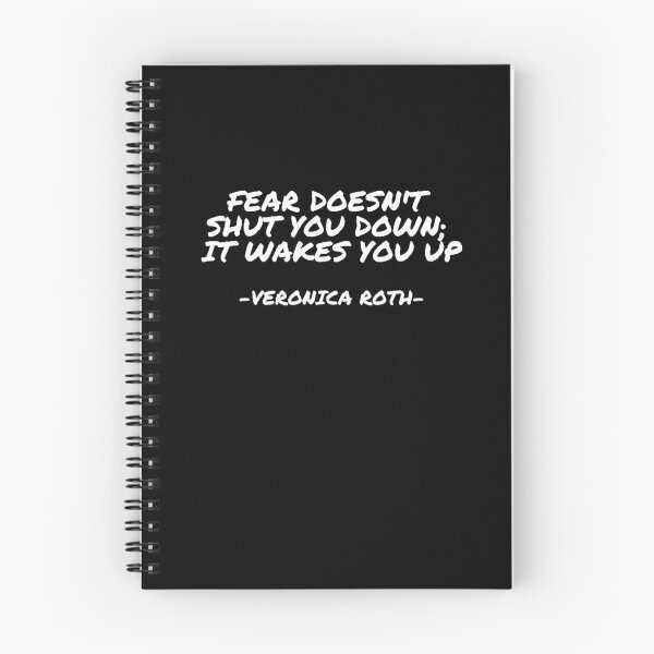 Item preview, Veronica Roth - Fear doesn't  shut you down;  it wakes you up designed and sold by appleofyoureye.