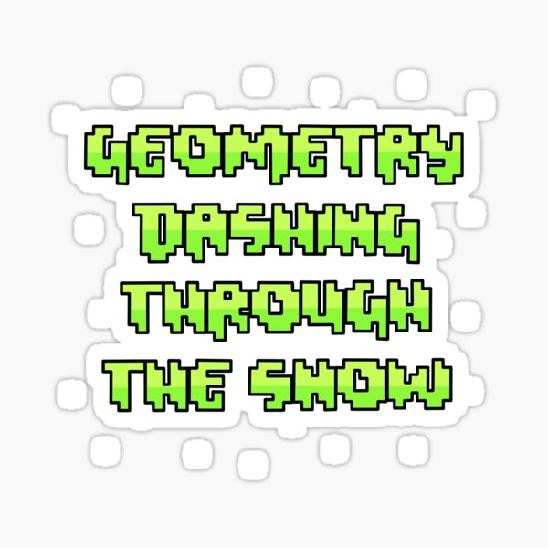 Geometry Geometry Dash Sticker - Geometry Geometry dash Pfp