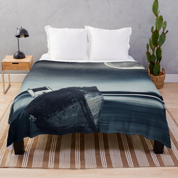 Item preview, Moonlit Ship Wreck designed and sold by Dyrk Wyst Redbubble Shop.