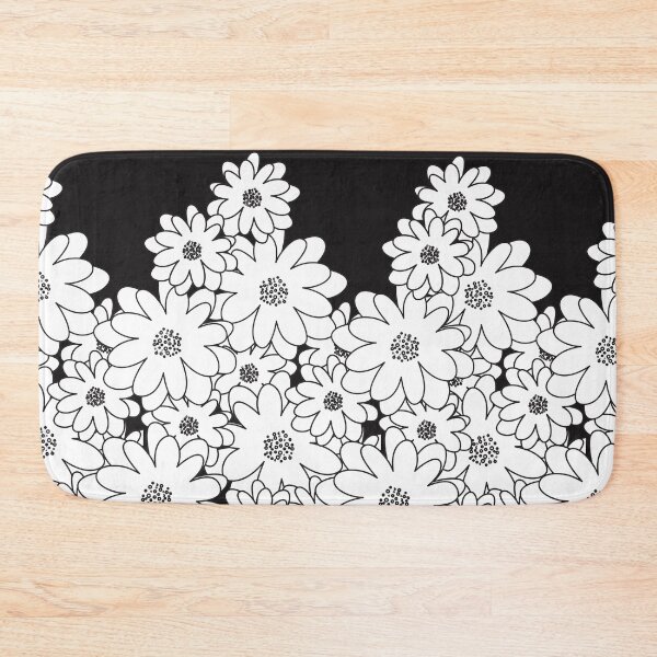 Item preview, BLACK AND WHITE FLORAL PATTERN designed and sold by Sharon111.