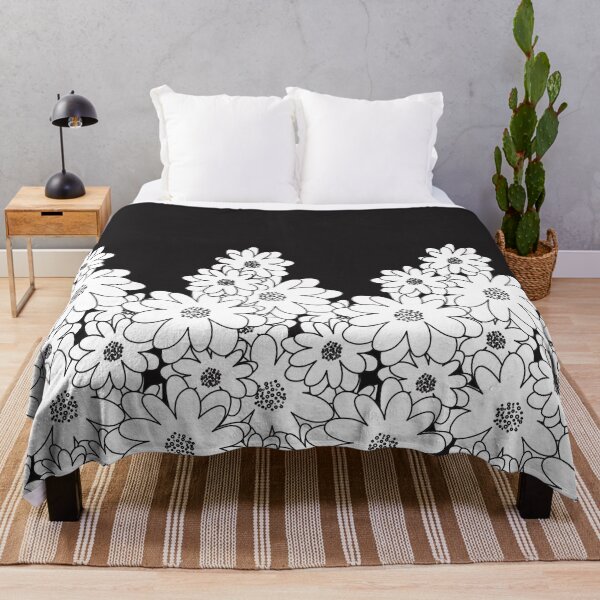 Item preview, BLACK AND WHITE FLORAL PATTERN designed and sold by Sharon111.