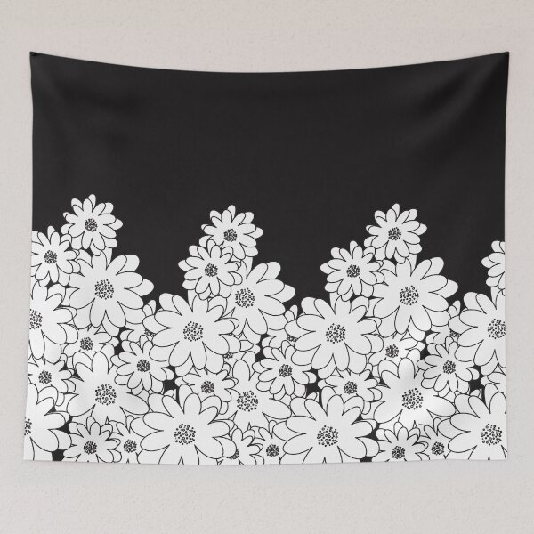 Item preview, BLACK AND WHITE FLORAL PATTERN designed and sold by Sharon111.