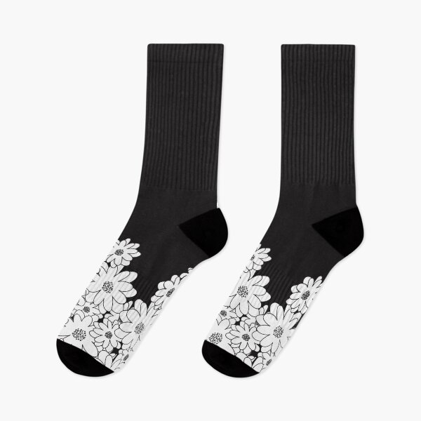 Item preview, BLACK AND WHITE FLORAL PATTERN designed and sold by Sharon111.