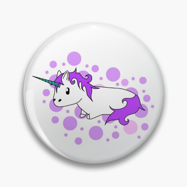 Item preview, Purple kawaii unicorn designed and sold by MimiGameDraw.