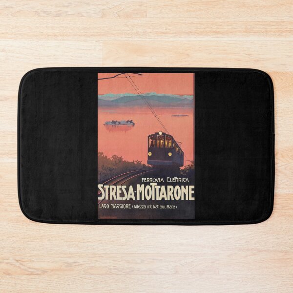 Item preview, retro classic Stresa Mottarone poster designed and sold by CorasPosters.