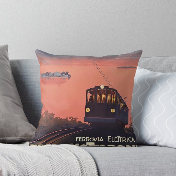 Item preview, retro classic Stresa Mottarone poster designed and sold by CorasPosters.