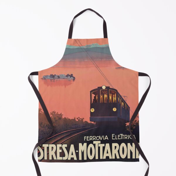 Item preview, retro classic Stresa Mottarone poster designed and sold by CorasPosters.