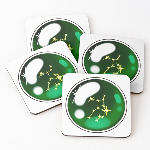 Item preview, constelación virgo bola de cristal estrellas zodiaco horóscopo astrología verde esmeralda, ser de tierra designed and sold by Mariuki Flow.