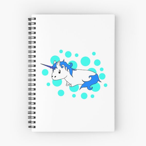 Item preview, Sky blue kawaii unicorn designed and sold by MimiGameDraw.