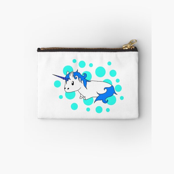 Item preview, Sky blue kawaii unicorn designed and sold by MimiGameDraw.