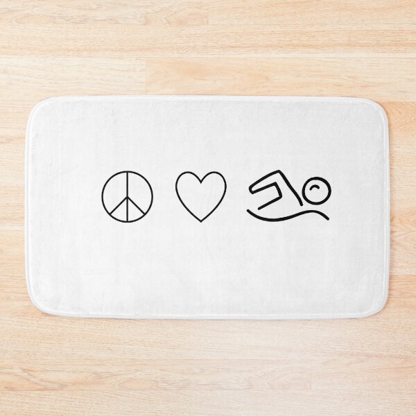 Item preview, peace love swim designed and sold by PRINTED ..