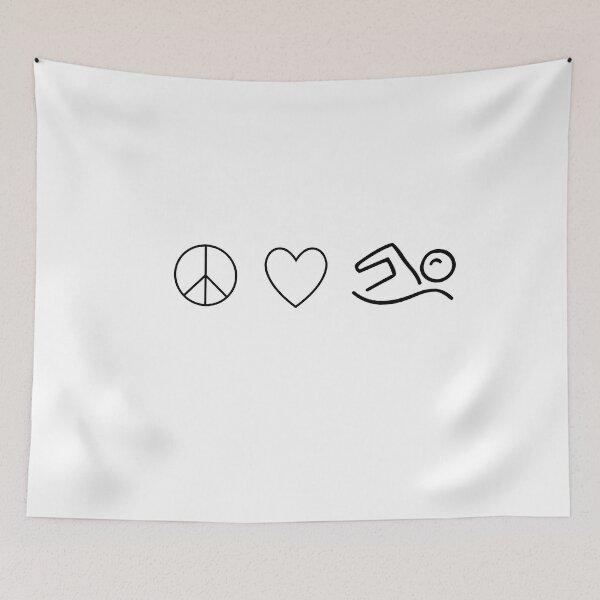 Item preview, peace love swim designed and sold by PRINTED ..