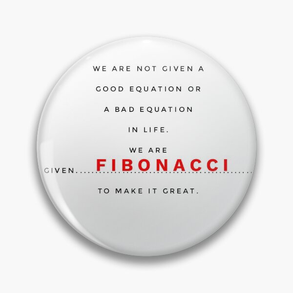 Item preview, Funny Fibonacci t-shirt sticker designed and sold by -BENOVI.