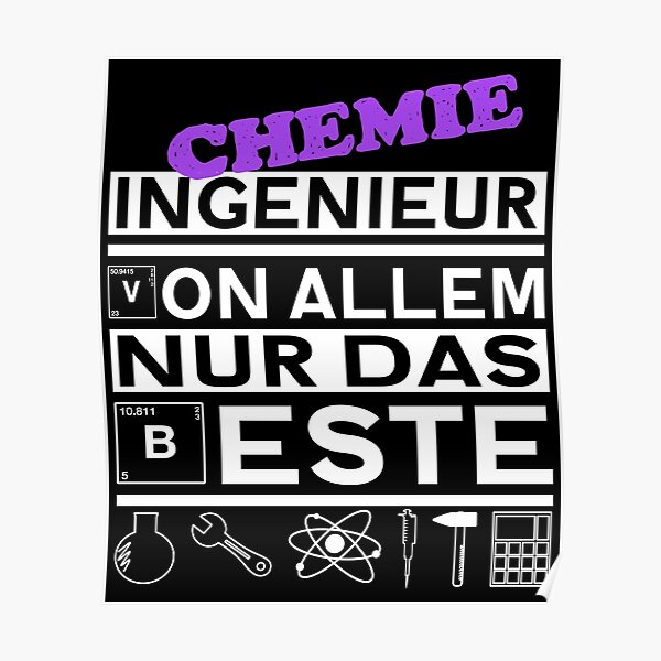  Chemical  Engineering  Posters  Redbubble