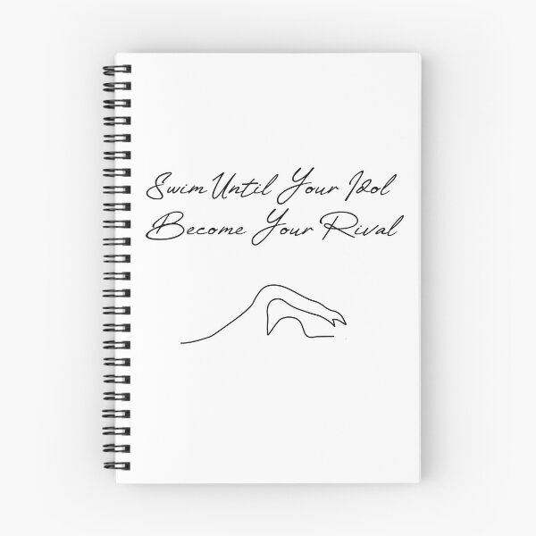 Item preview, swimming motivation quote designed and sold by PRINTED ..