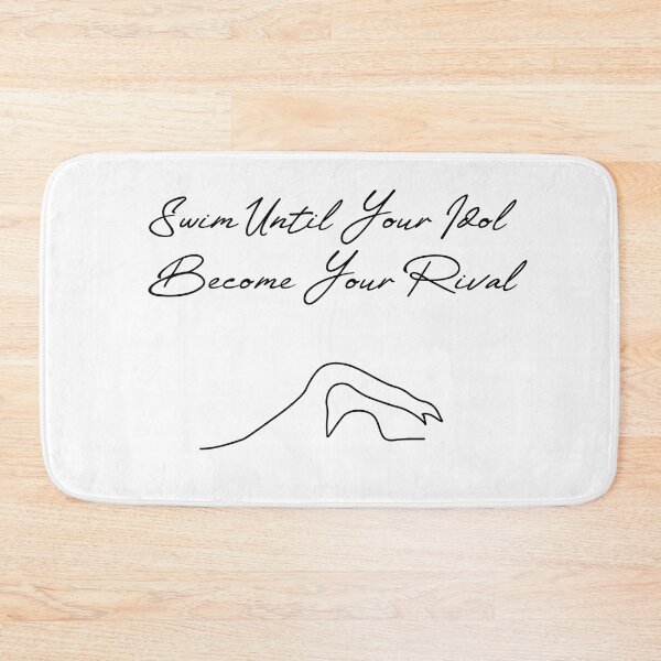 Item preview, swimming motivation quote designed and sold by PRINTED ..