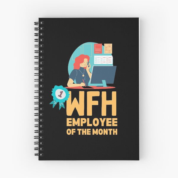 Item preview, Work From Home Employee Of The Month designed and sold by Joy Poddar.