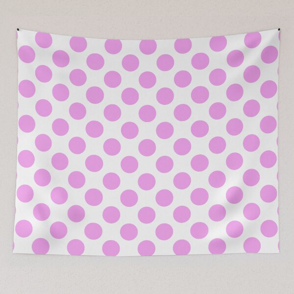 Item preview, White and Pink Polka Dots designed and sold by AxeLeon Patterns.