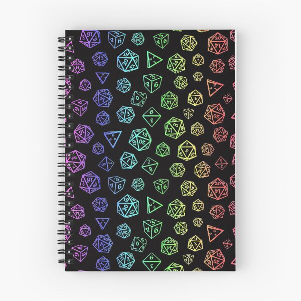 Item preview, Rainbow D20 Roleplaying Game Dice Pattern designed and sold by Creacats.
