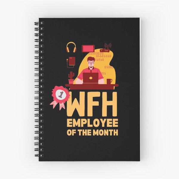 Item preview, Work From Home Employee Of The Month designed and sold by Joy Poddar.