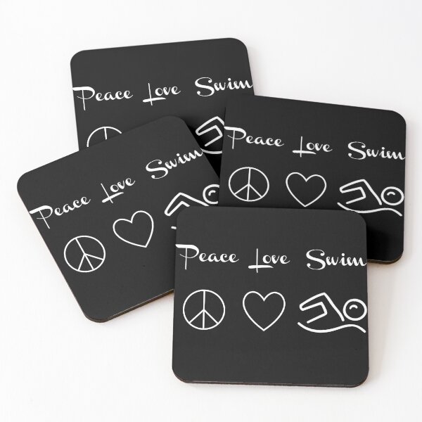 Item preview, peace love swim designed and sold by PRINTED ..
