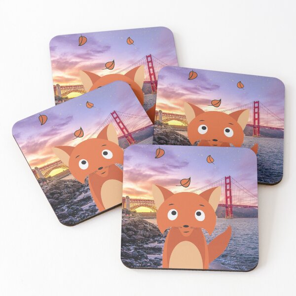 Item preview, Fox at the Golden Gate Bridge designed and sold by MaxnGeorge.