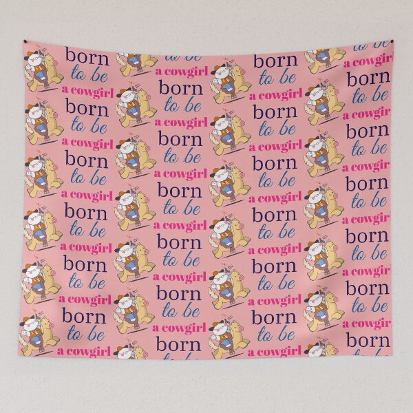 Item preview, born to be a cowgirl designed and sold by horseaddicted.