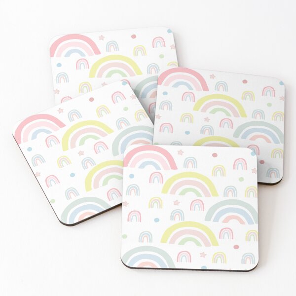 Item preview, Rainbow Pastel Pattern designed and sold by sunnybandana.