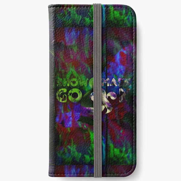 Show Mask Go On_floral iPhone Wallet