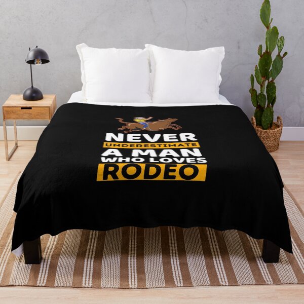 Item preview, Never Underestimate A Man Who Loves Rodeo designed and sold by bifkee19.
