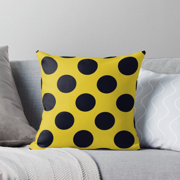 Item preview, Black over Yellow Polka Dots designed and sold by AxeLeon Patterns.