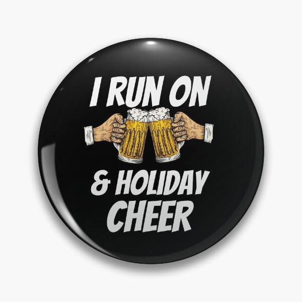 Item preview, I run on beer and holiday cheer, Funny christmas gift designed and sold by KOOL Studio.