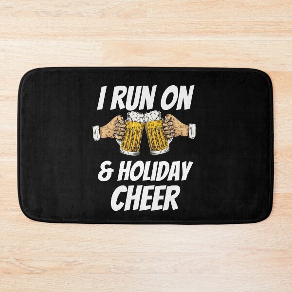Item preview, I run on beer and holiday cheer, Funny christmas gift designed and sold by KOOL Studio.