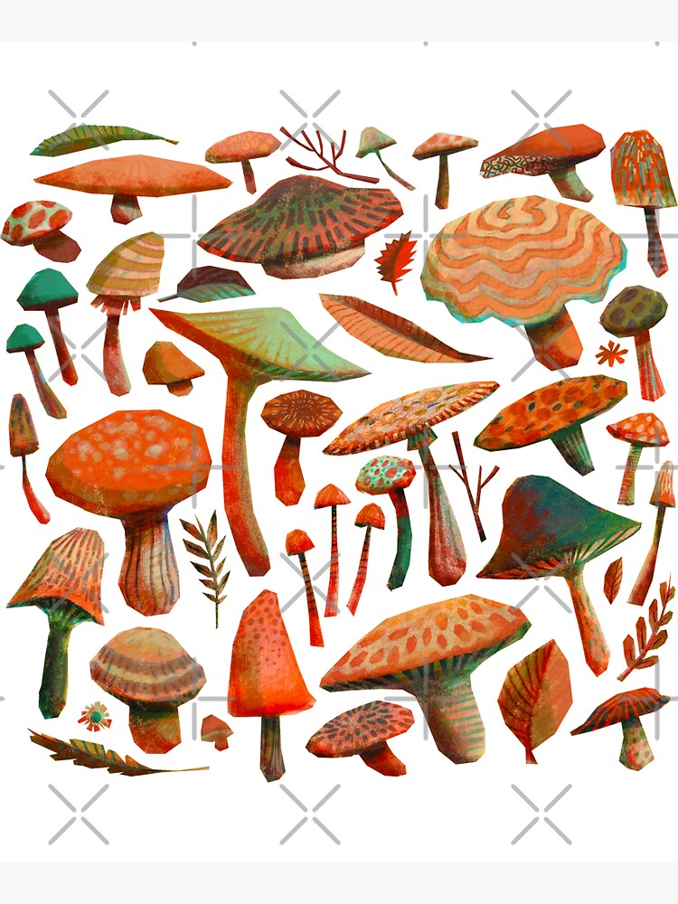 Mushroom Picking by CarlottArt