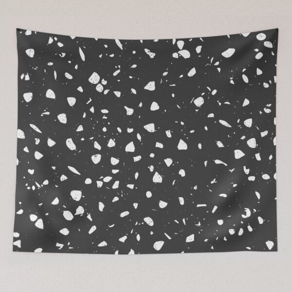 Item preview, Black and White Terrazzo Pattern designed and sold by thesnowwhyte.