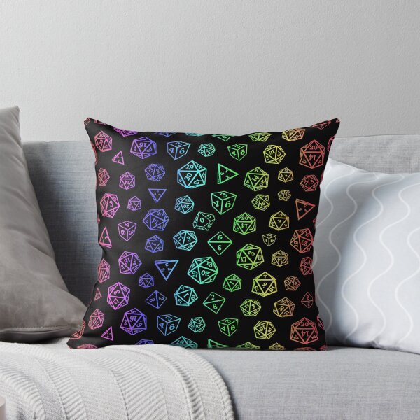 Item preview, Rainbow D20 Roleplaying Game Dice Pattern designed and sold by Creacats.