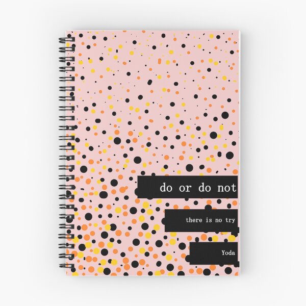 Item preview, Business notebook, journal, Yoda quote designed and sold by ZvekiVintage.