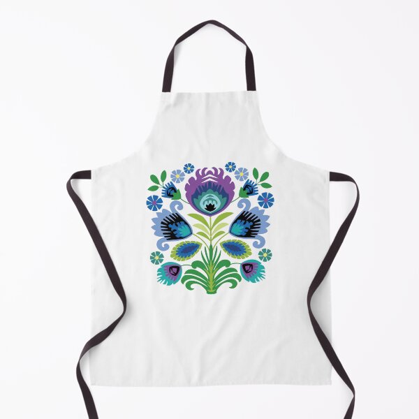 Item preview, Polish Folk Flowers Purple designed and sold by Barbara Pixton.