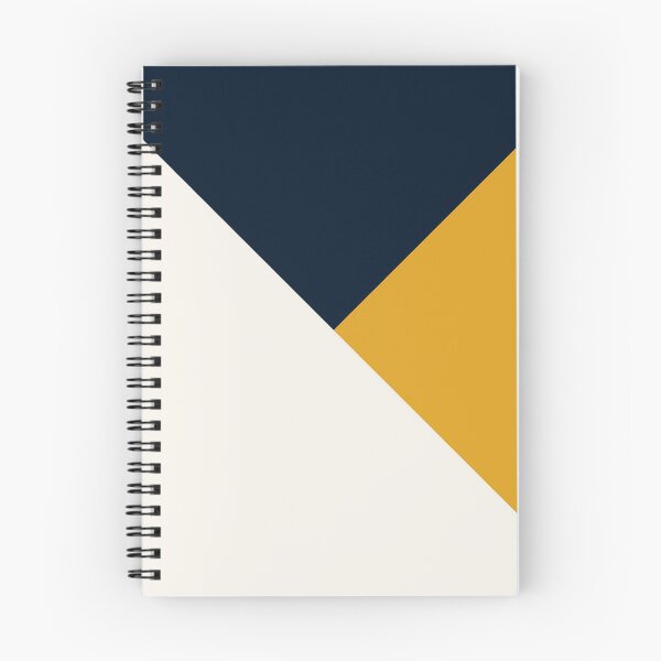 Item preview, Tricolor Geometry Navy Yellow designed and sold by La Chic.