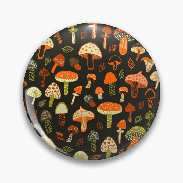 Item preview, Stylized forest mushrooms designed and sold by Capictures.