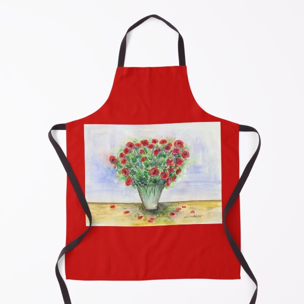 Item preview, Red Roses in a Vase designed and sold by CarolineLembke.