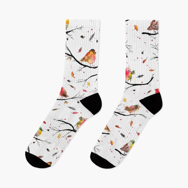 Item preview, Cute Watercolor Birds - Robin Bird, Goldfinch designed and sold by ninoladesign.